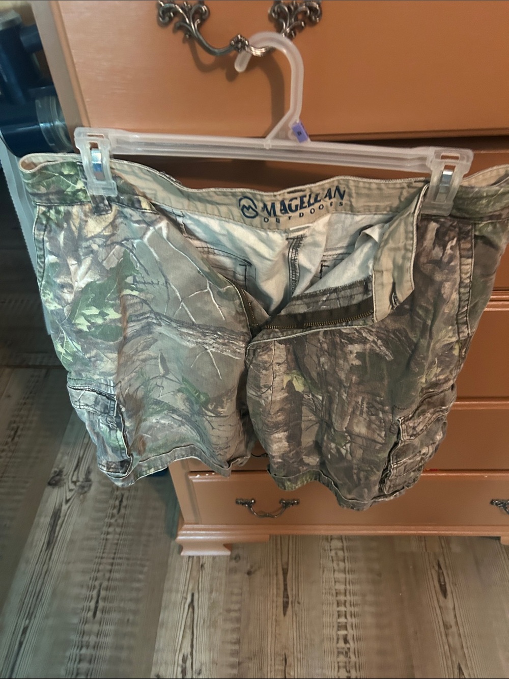Magellan Outdoors Men's Camouflage Cargo Shorts - Green, Gray